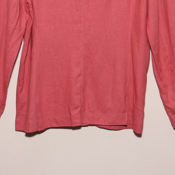 NEW Caroline Kendrick Tunic Top Linen Blend Size Medium - Picture 8 of 9